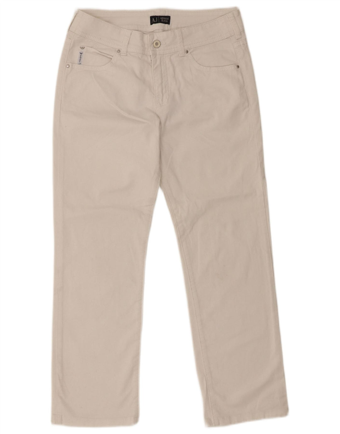 Armani Jeans Womens Straight Jeans W29 L27 White