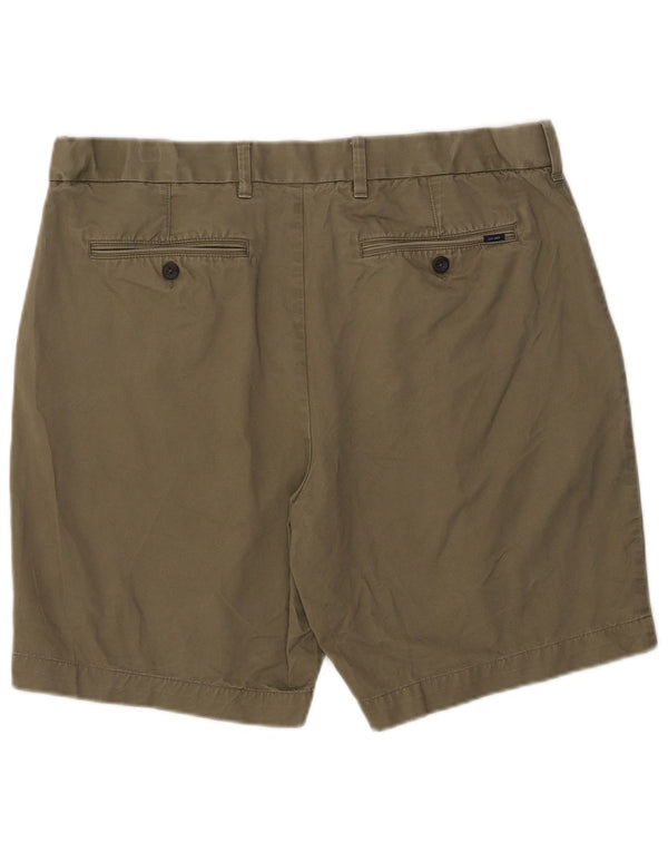 Marks & Spencer Mens Chino Shorts W38 XL Green Cotton