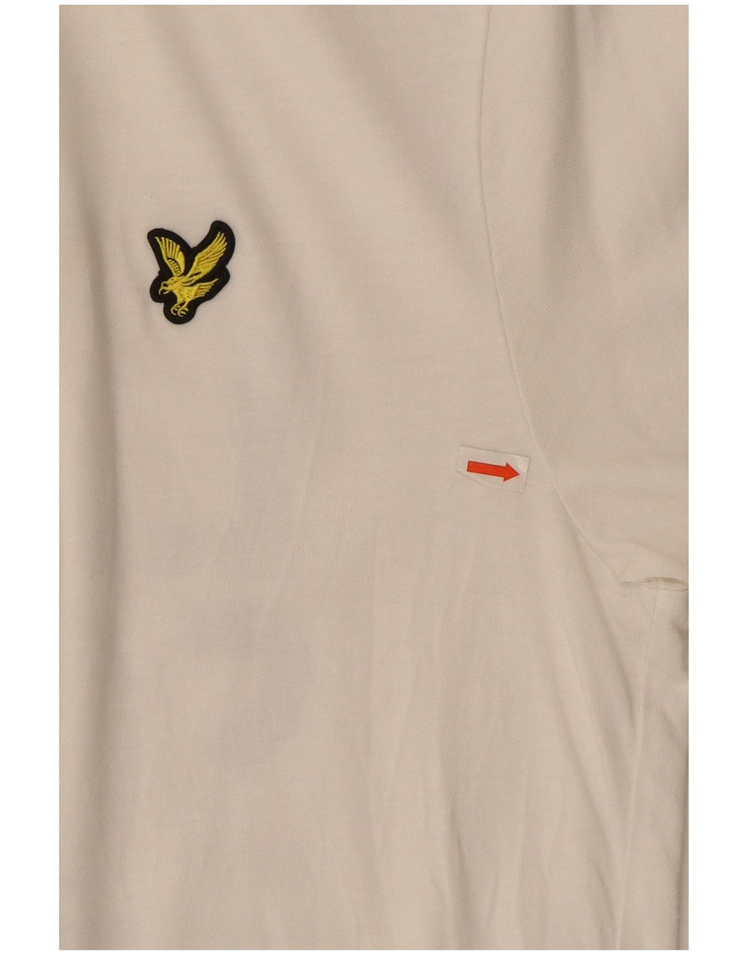 Lyle & Scott Mens Graphic T-Shirt Top Medium White Cotton