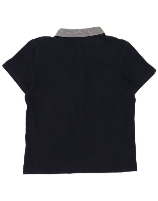 Lacoste Mens Regular Fit Polo Shirt Size 4 Medium Navy Blue Cotton