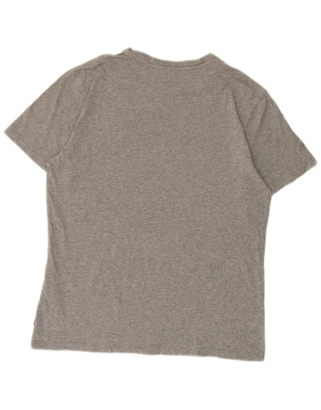 Levi's Mens Graphic T-Shirt Top Large Grey Flecked Cotton