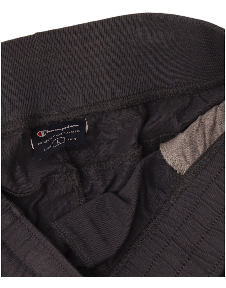 Champion Mens Tracksuit Trousers Joggers Large  Grey