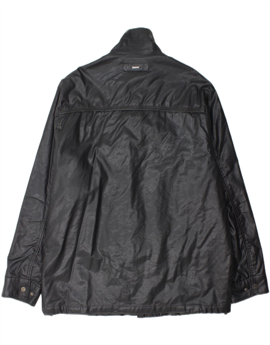 Kartel Mens Utility Jacket UK 42 XL Black Cotton