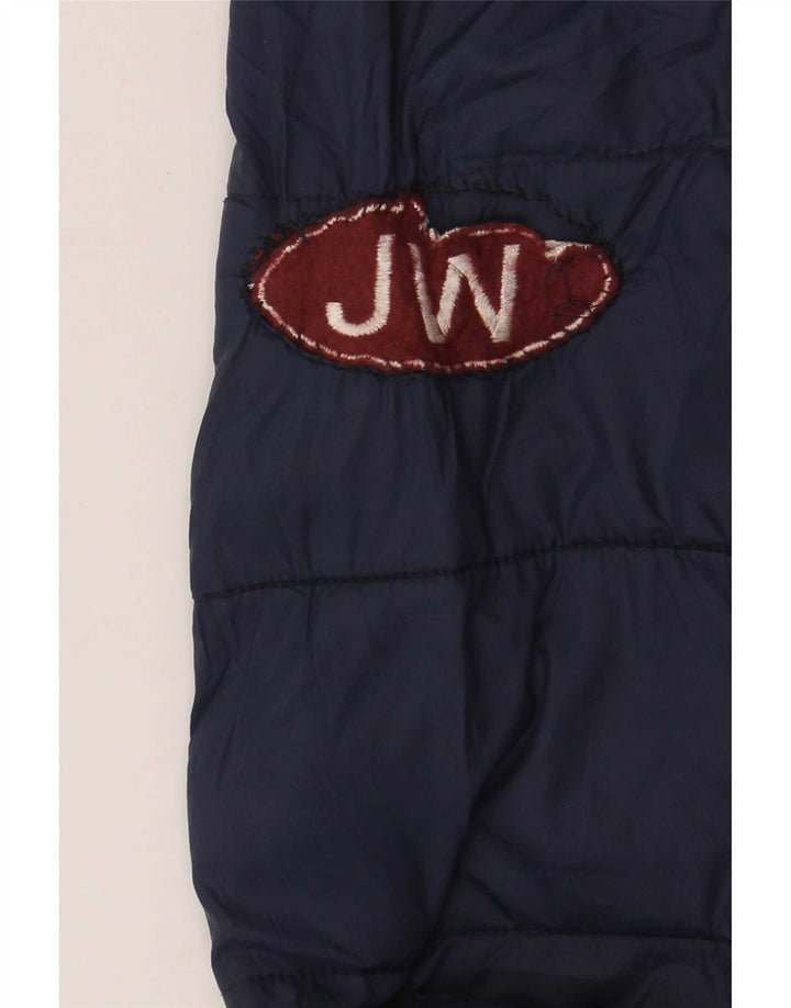Jack Wills Mens Padded Jacket UK 40 Large Navy Blue Nylon