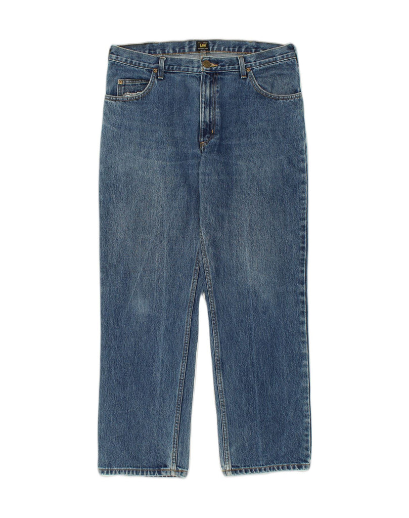 LEE Mens Straight Jeans W36 L30  Blue Cotton | Vintage Lee | Thrift | Second-Hand Lee | Used Clothing | Messina Hembry 