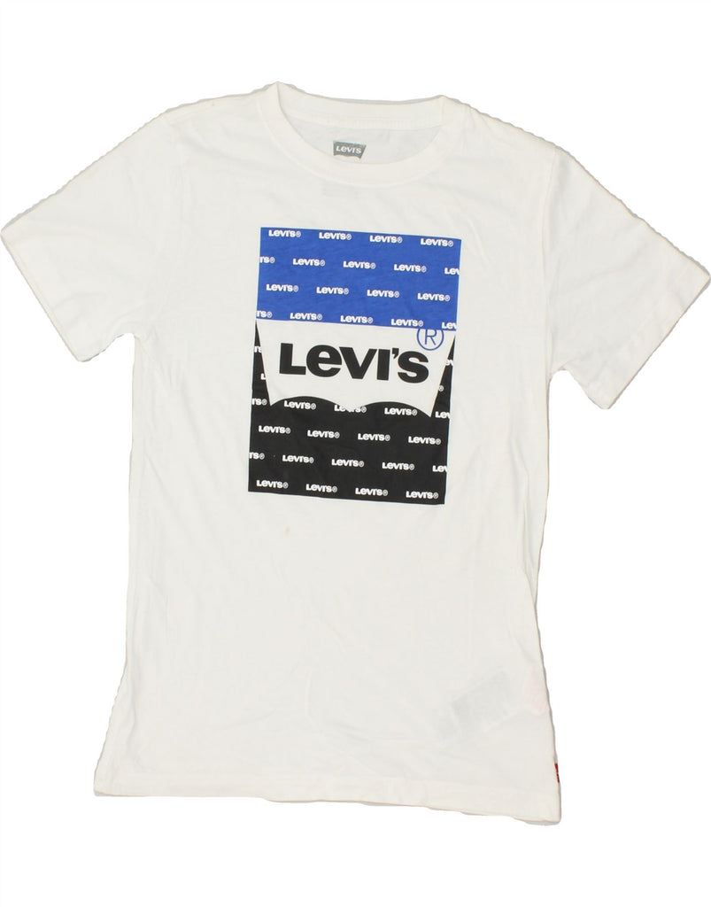 LEVI'S Boys Graphic T-Shirt Top 13-14 Years White Cotton | Vintage Levi's | Thrift | Second-Hand Levi's | Used Clothing | Messina Hembry 