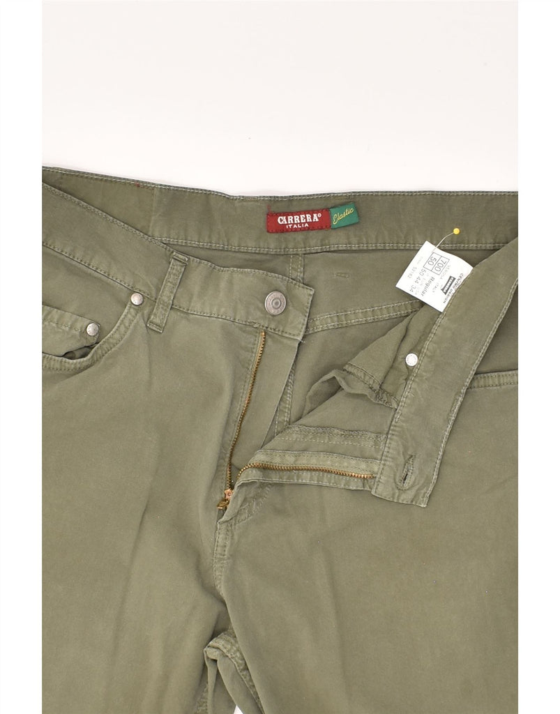 CARRERA Mens 700 Straight Jeans IT 50 Large  W34 L28  Khaki Cotton | Vintage Carrera | Thrift | Second-Hand Carrera | Used Clothing | Messina Hembry 