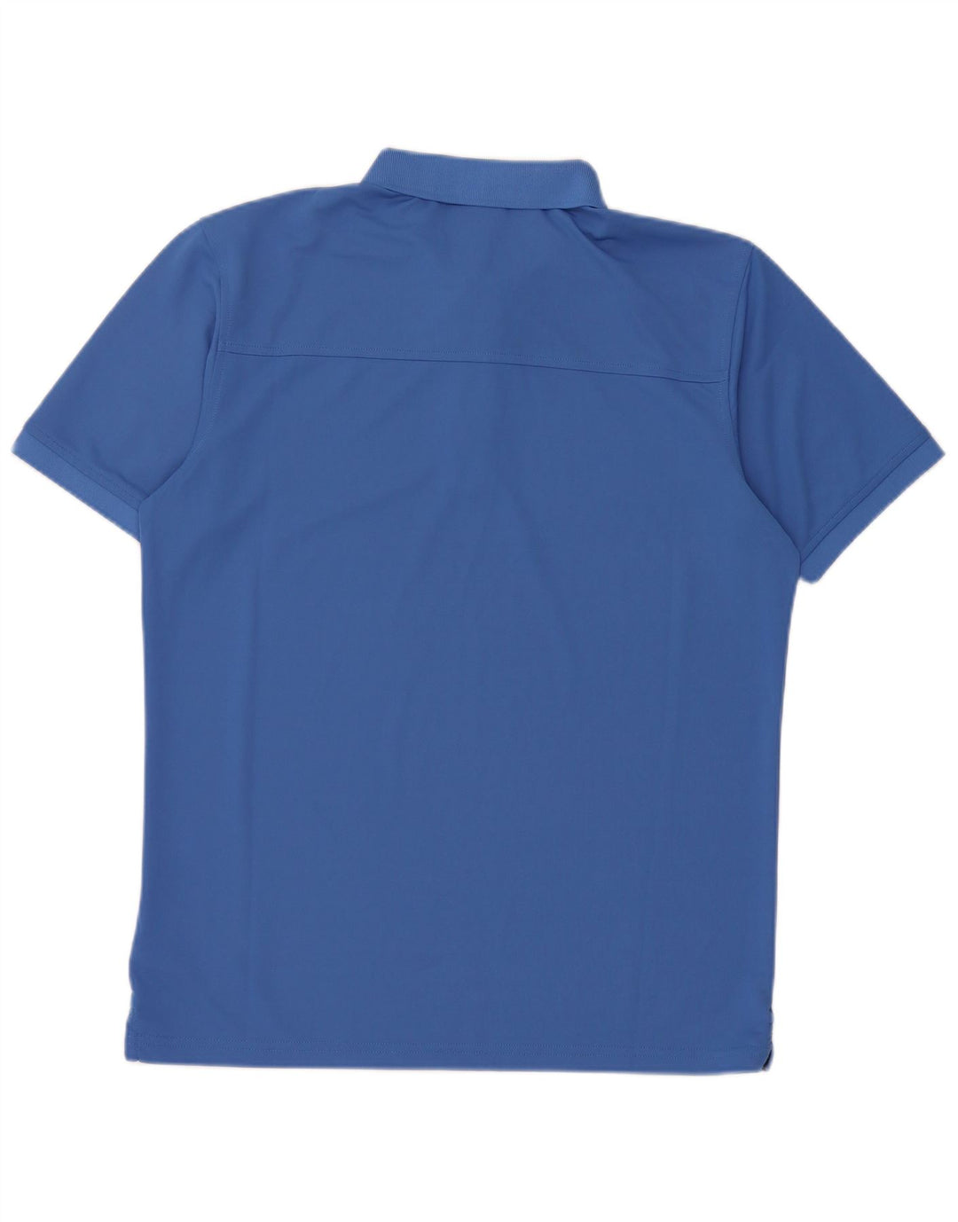 CALVIN KLEIN Mens Graphic Polo Shirt Medium Blue Polyester
