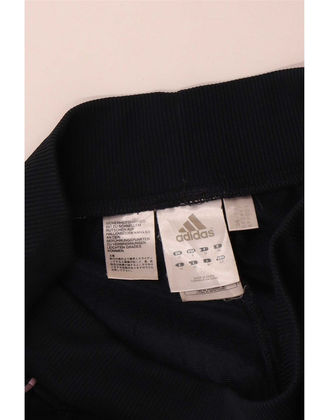 Adidas Womens Tracksuit Trousers UK 10 Small Black Polyester