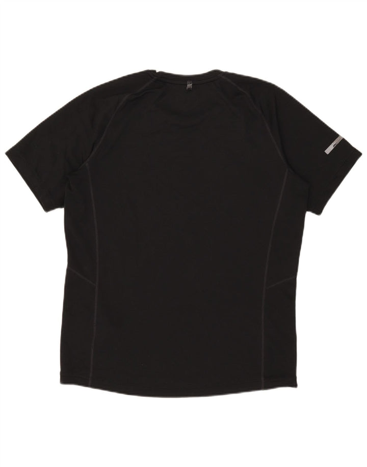 Nike Mens Dri Fit T-Shirt Top Medium Black Polyester