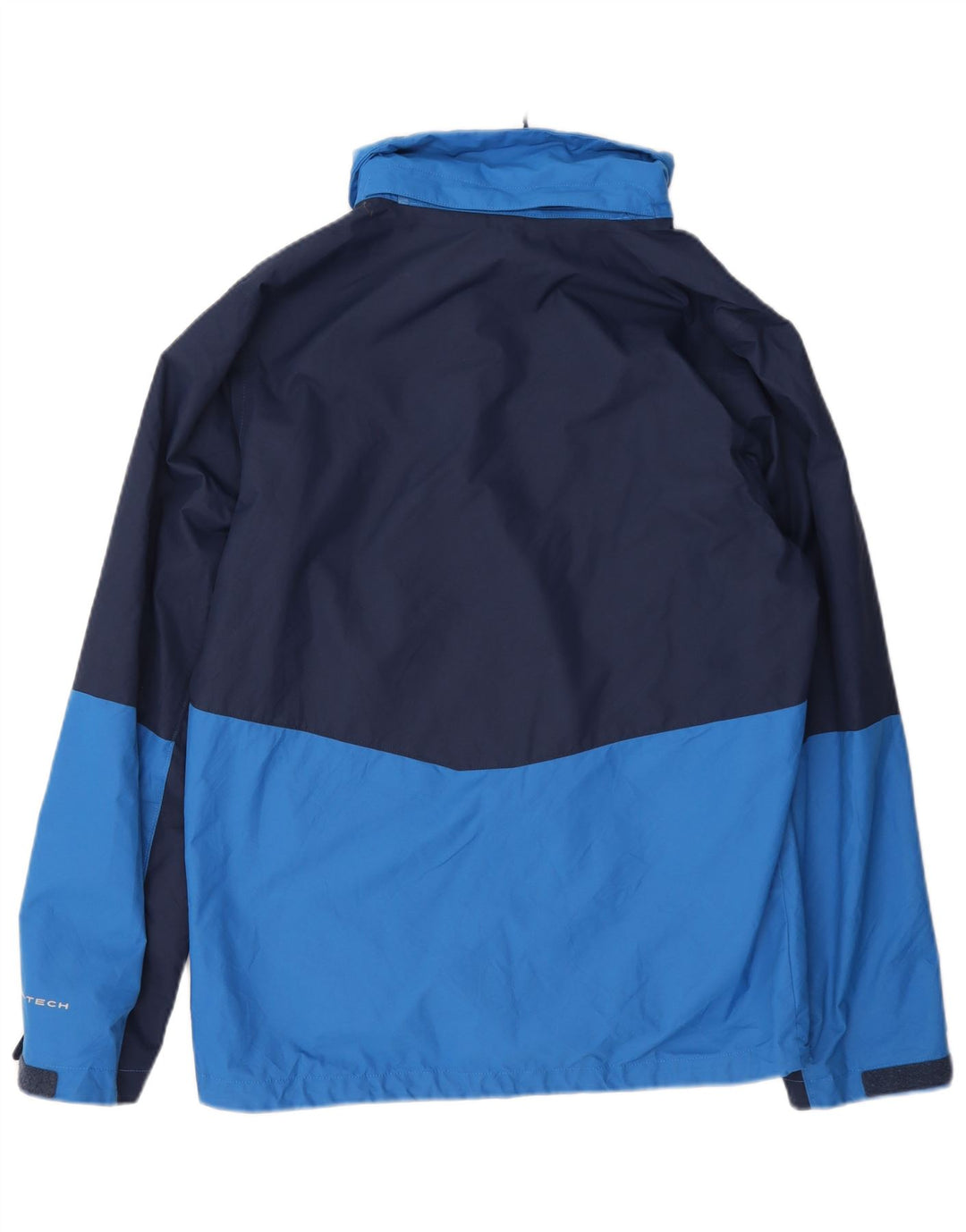 Columbia Mens Interchange Rain Jacket UK 34 XS Blue Colourblock Polyamide