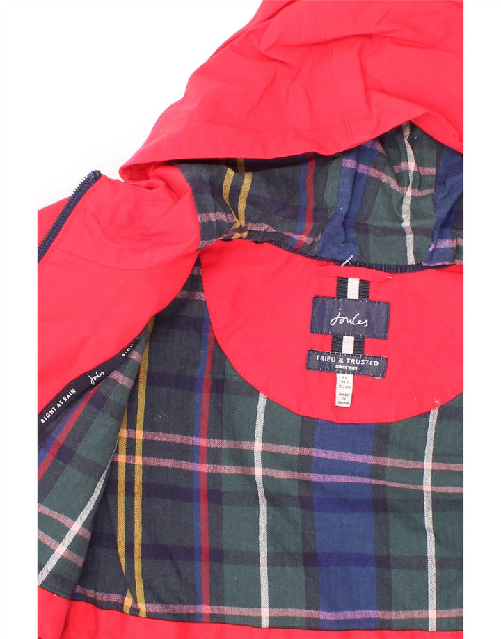 Joyce Girls Hooded Raincoat 3-4 Years Red Polyester