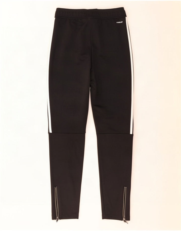 Adidas Mens Aeroready Tracksuit Trousers Small Black Polyester