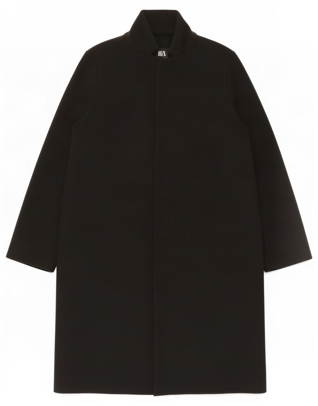 Zara Womens Overcoat UK 16 Large Black Polyester