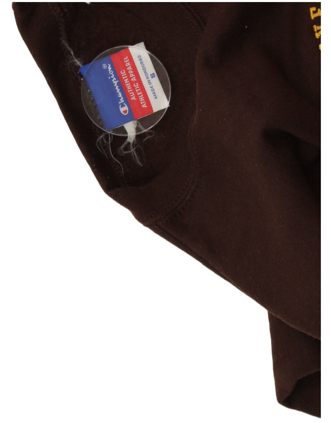 CHAMPION Mens University Of Wyoming Alumni Sweatshirt Jumper Small Brown