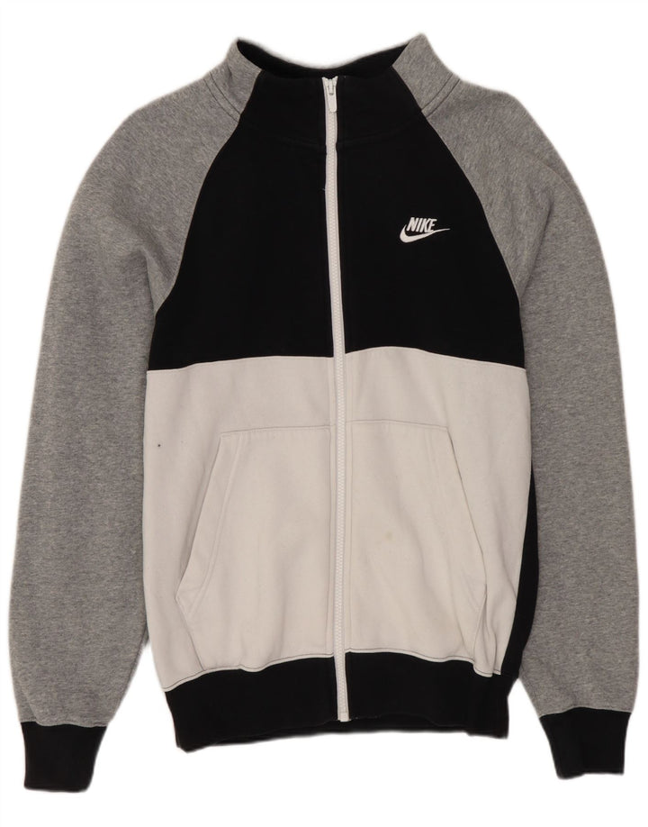 NIKE Mens Tracksuit Top Jacket XS Multicoloured Colourblock Cotton
