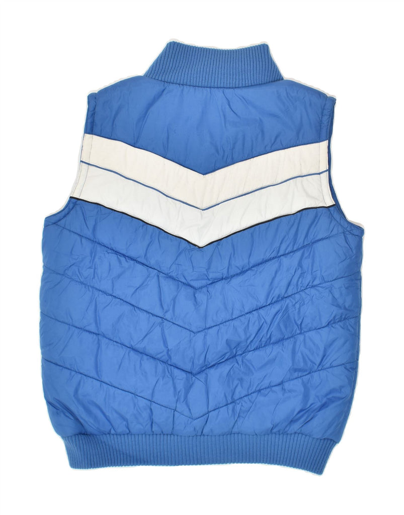 ROXY Womens Padded Gilet US 5 Medium Blue Colourblock Polyester | Vintage Roxy | Thrift | Second-Hand Roxy | Used Clothing | Messina Hembry 