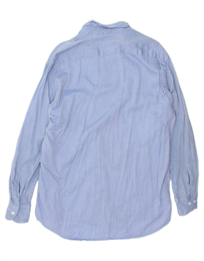 HUGO BOSS Mens Shirt Size 39 Medium Blue Cotton Vintage Hugo Boss and Second-Hand Hugo Boss from Messina Hembry 