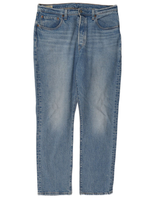 Levi's Mens 501 Straight Jeans W32 L30 Blue Cotton