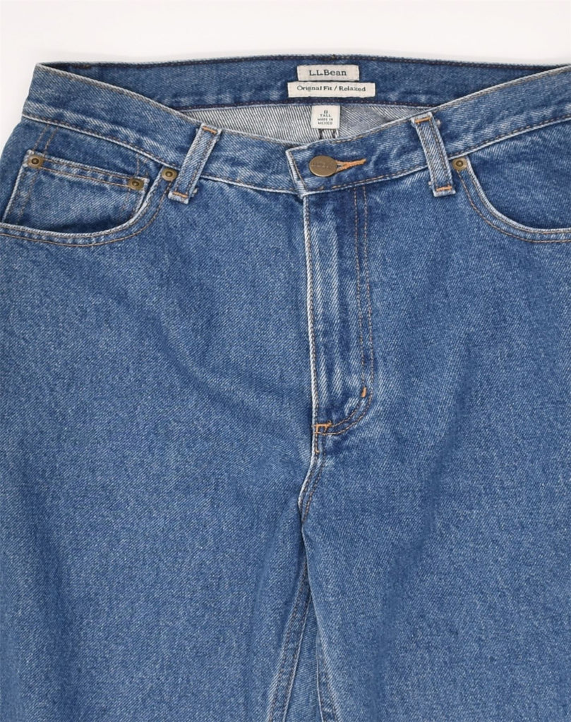 L.L.BEAN Womens Original Fit High Waist Jeans US 8 Medium W27 L34 Blue | Vintage L.L.Bean | Thrift | Second-Hand L.L.Bean | Used Clothing | Messina Hembry 