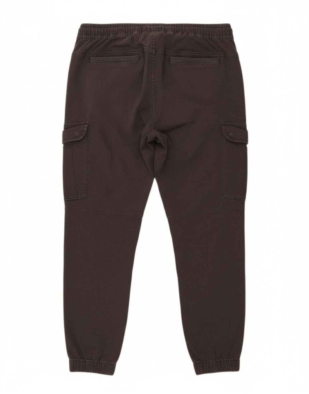 Zara Mens Joggers Cargo Trousers EU 42 Large W32 L28 Black Cotton