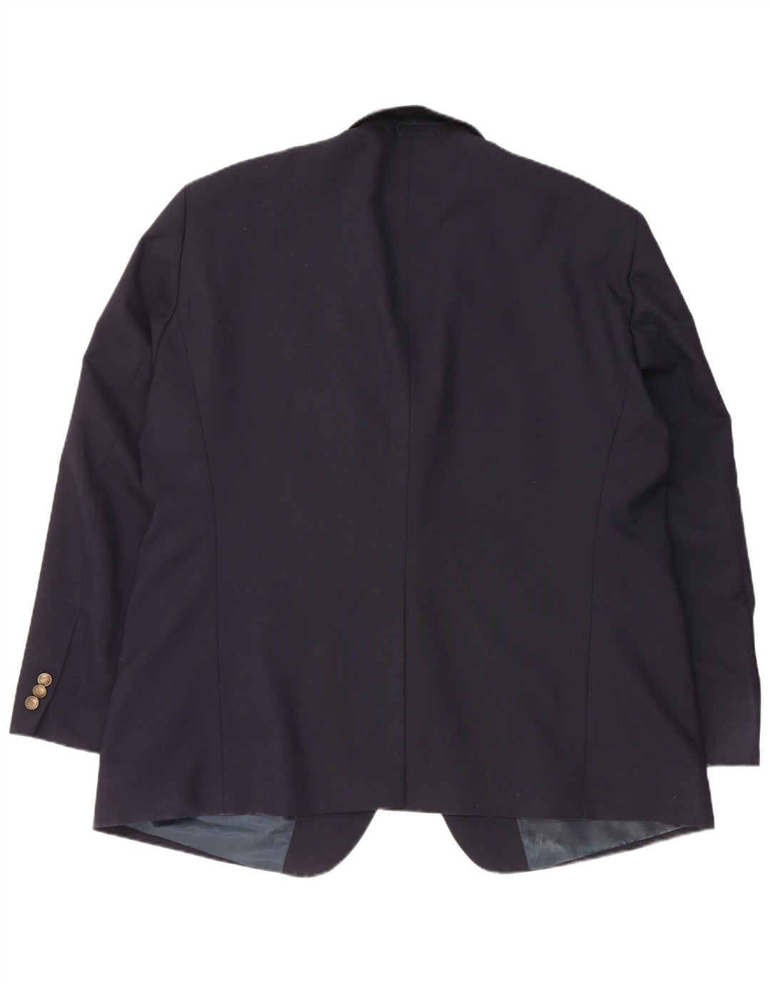 Dockers Mens 2 Button Blazer Jacket IT 50 Large Navy Blue Polyester