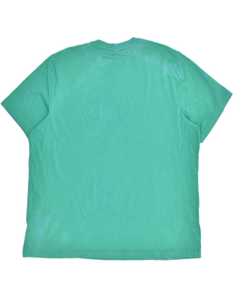 REEBOK Mens Graphic T-Shirt Top 2XL Green Cotton | Vintage Reebok | Thrift | Second-Hand Reebok | Used Clothing | Messina Hembry 