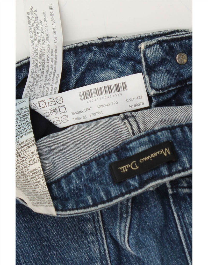 MASSIMO DUTTI Womens Straight Jeans EU 38 Small W28 L30 Blue Cotton Vintage Massimo Dutti and Second-Hand Massimo Dutti from Messina Hembry 