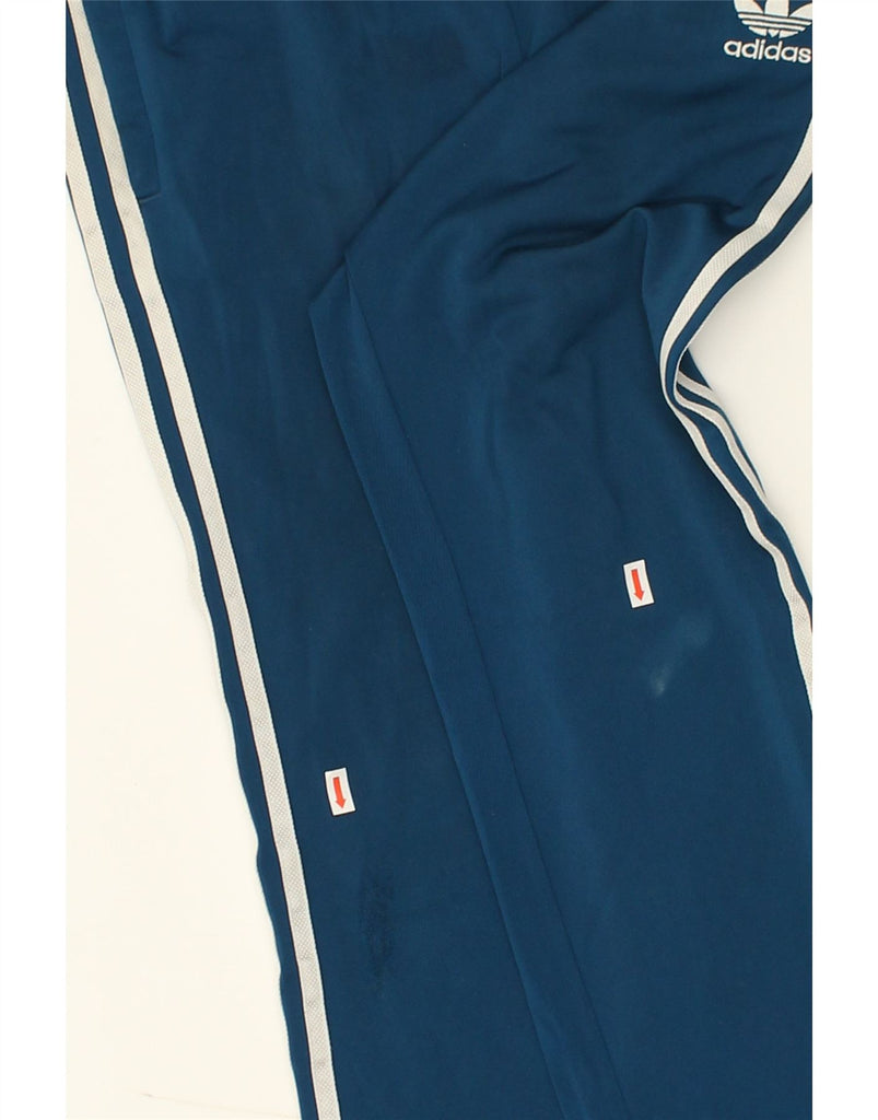 ADIDAS Boys Tracksuit Trousers 13-14 Years Turquoise Polyester | Vintage Adidas | Thrift | Second-Hand Adidas | Used Clothing | Messina Hembry 