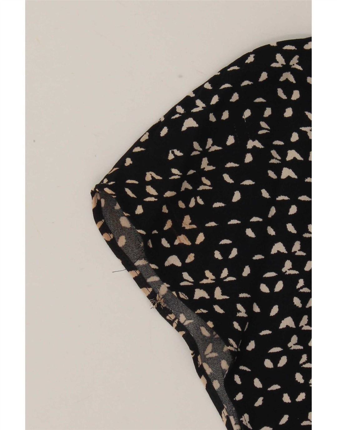 Jigsaw Womens Blouse Top UK 12 Medium Navy Blue Spotted Viscose
