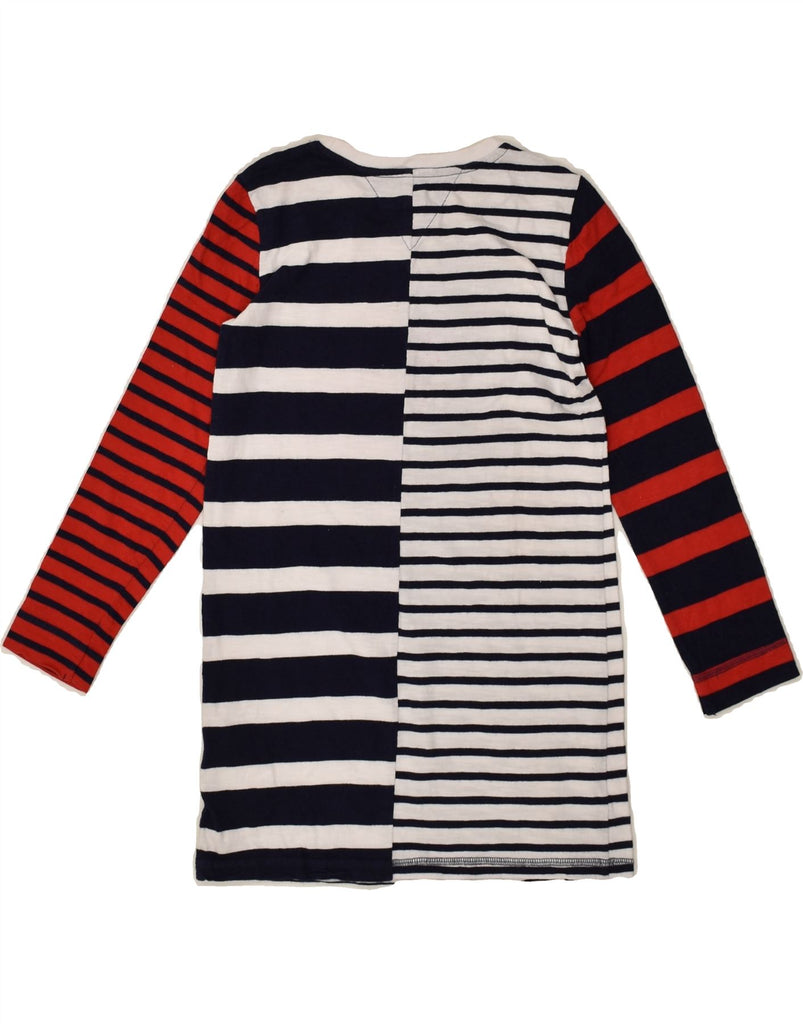 TOMMY HILFIGER Girls Graphic T-Shirt Dress 5-6 Years Multicoloured Striped | Vintage Tommy Hilfiger | Thrift | Second-Hand Tommy Hilfiger | Used Clothing | Messina Hembry 