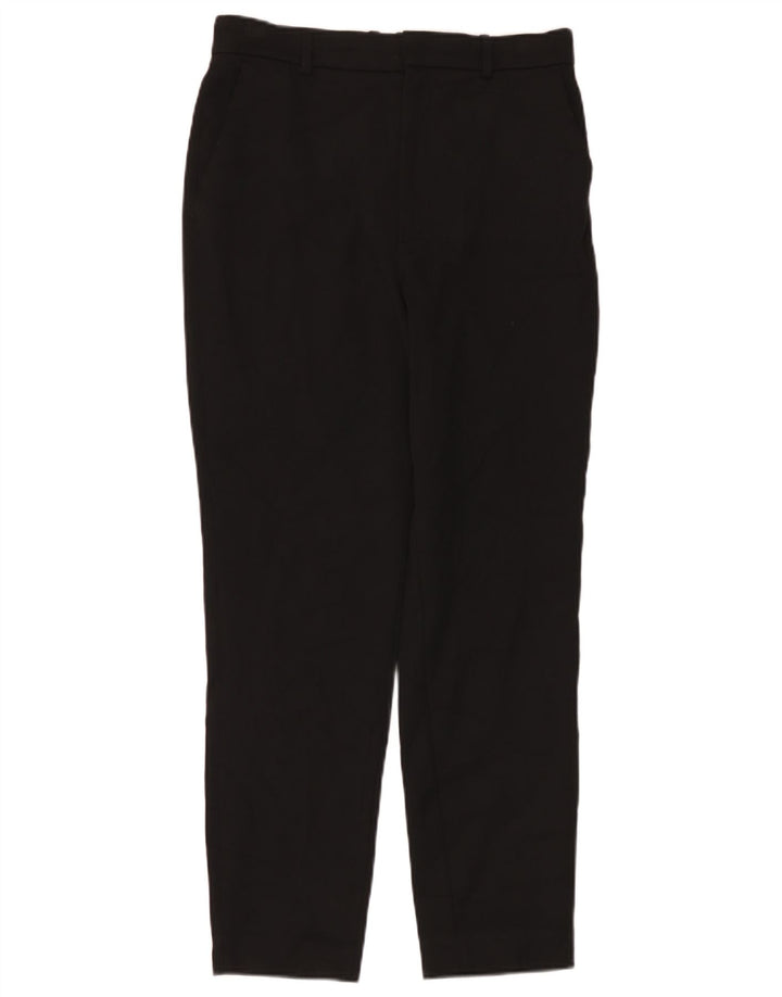 Zara Womens Slim Suit Trousers Medium W28 L30 Black