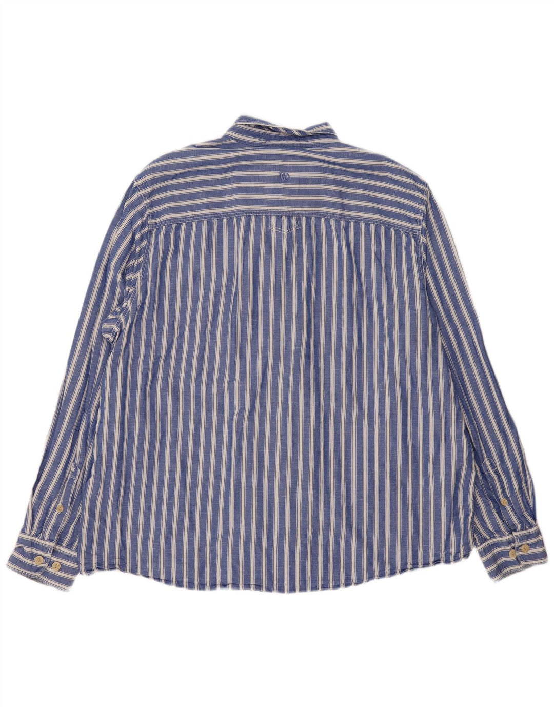 Fat Face Mens Shirt 2XL Blue Striped Cotton