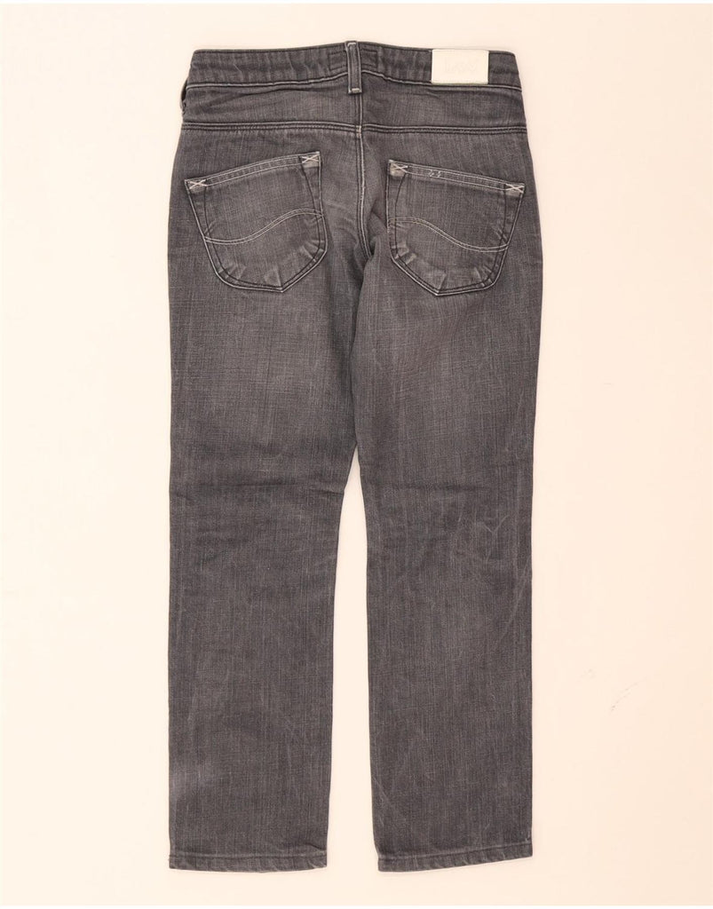 LEE Girls Elly Straight Jeans 9-10 Years W26 L24 Grey Cotton Vintage Lee and Second-Hand Lee from Messina Hembry 