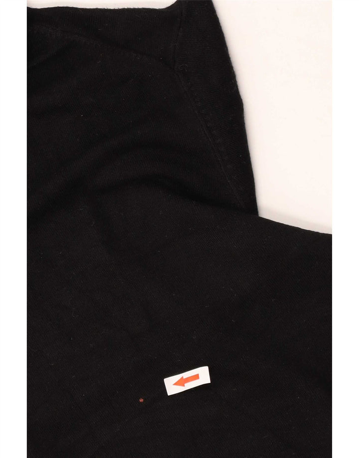 Zara Womens Roll Neck Jumper Sweater UK 14 Medium Black
