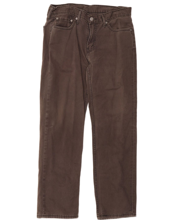 Levi's Mens 514 Straight Jeans W33 L30 Grey Cotton