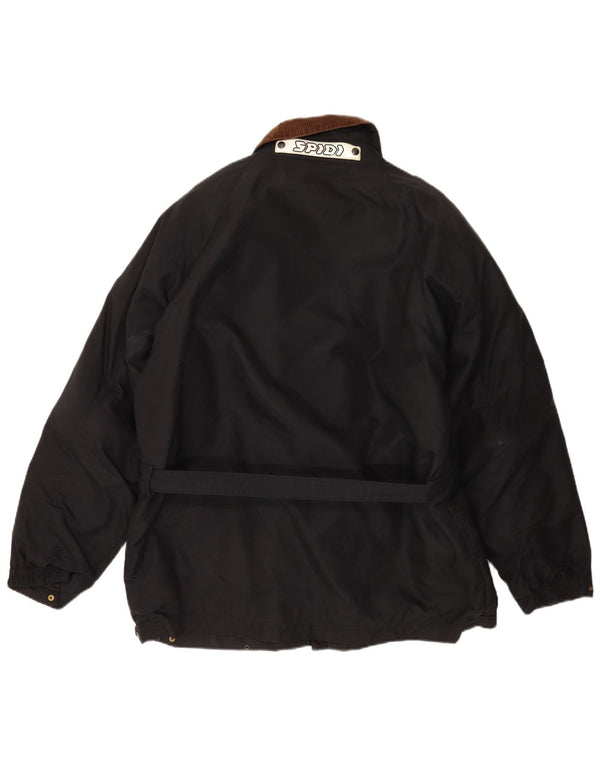 Spidi Mens Graphic Utility Jacket UK 40 Large Black Colourblock Polyester