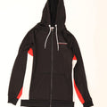 Tommy Hilfiger Mens Zip Hoodie Sweater Small Black Colourblock Polyester