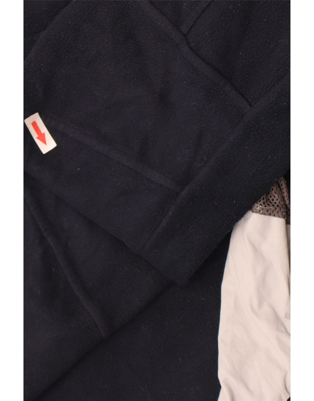 Helly Hansen Mens Graphic Fleece Jacket UK 40 Large Navy Blue Colourblock