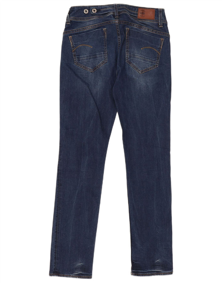 G-Star Womens Midge Straight Jeans W29 L30 Navy Blue