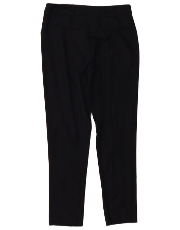 Oasis Womens Slim Chino Trousers UK 8 Small W30 L27 Navy Blue Cotton