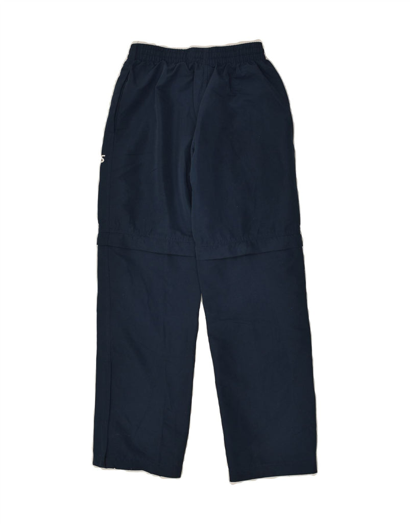 ASICS Boys Tracksuit Trousers 10-11 Years Navy Blue Polyester | Vintage Asics | Thrift | Second-Hand Asics | Used Clothing | Messina Hembry 