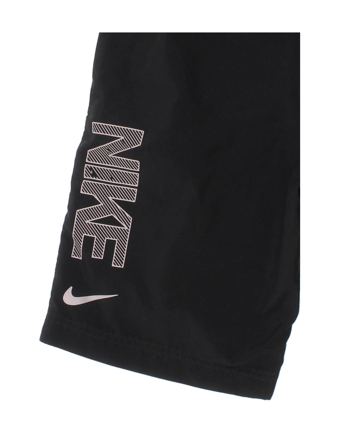 NIKE Boys Graphic Sport Shorts 8-9 Years Small Black Polyester Vintage Nike and Second-Hand Nike from Messina Hembry 