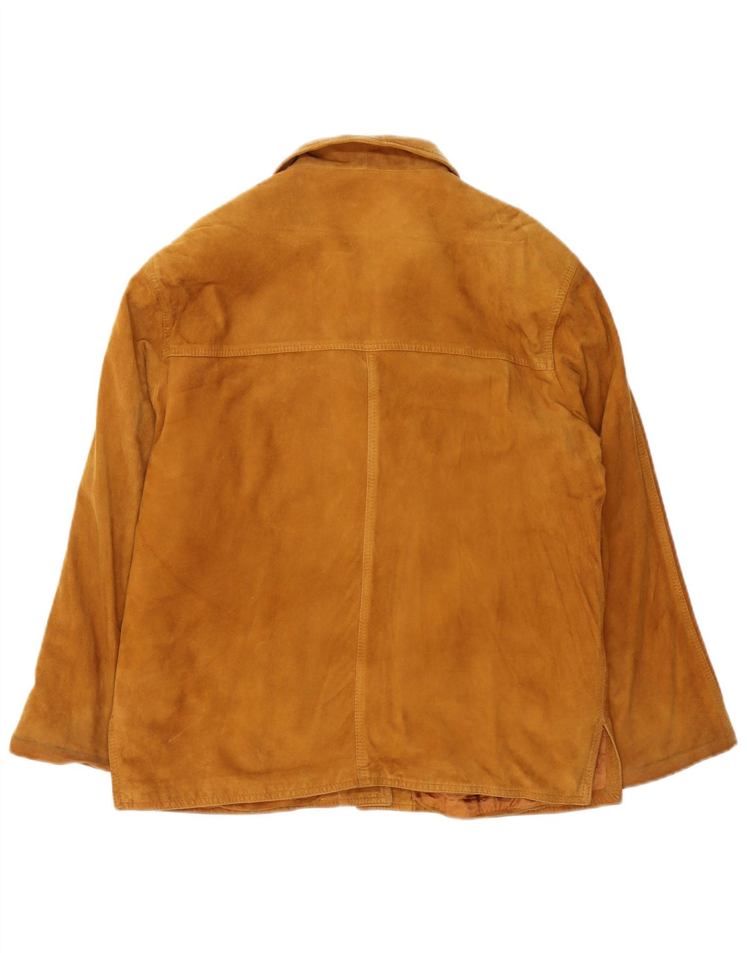 Conbipel Womens Suede Jacket UK 16 Large Brown Leather