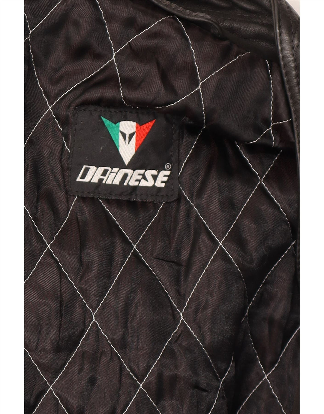 Dainese Mens Leather Jacket IT 52 Large Black Leather