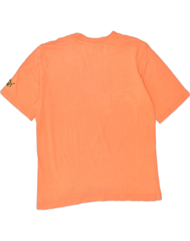 PUMA Boys Graphic T-Shirt Top 11-12 Years Orange Cotton | Vintage | Thrift | Second-Hand | Used Clothing | Messina Hembry 