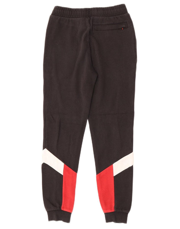 Puma Boys Ferrari Tracksuit Trousers Joggers 11-12 Years Black Colourblock