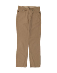 TIMBERLAND Mens Straight Casual Trousers W30 L32 Beige Cotton