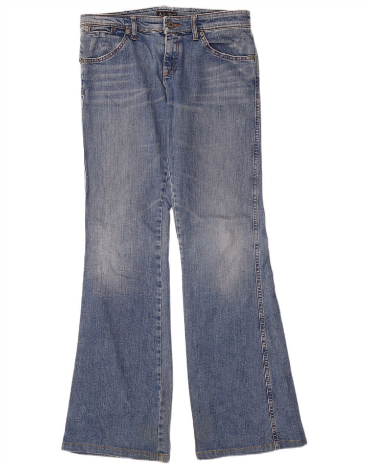 Armani Womens Bootcut Jeans W29 L34 Blue