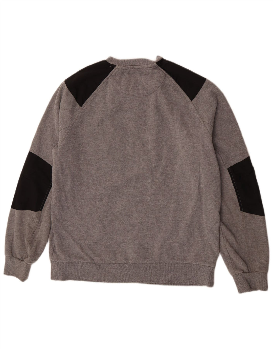 Dkny Mens Sweatshirt Jumper Medium Grey Colourblock Cotton